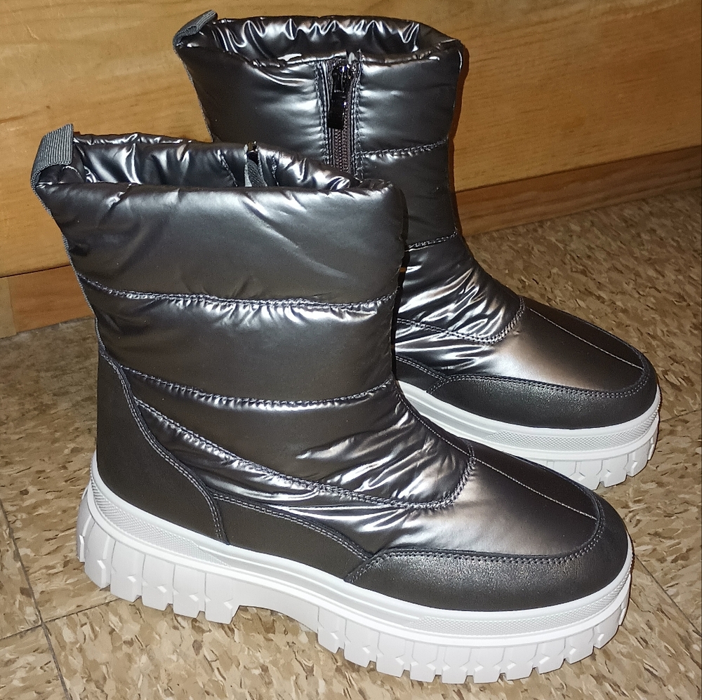 Platform Quilted Winter Boots